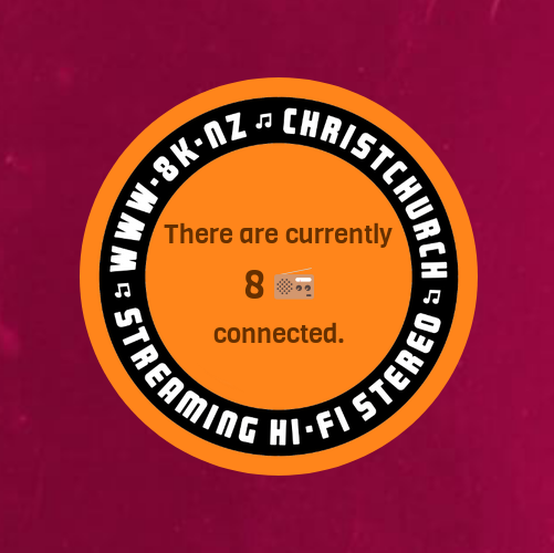 Number of connected listeners widget for 8K.NZ